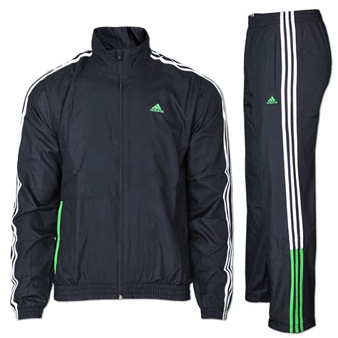 adidas jogginganzug schwarz weis|adidas herren trainingsband.